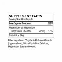 Magnesium Bisglycinate 720mg, Albion® Chelated Magnesium for Muscle & Nerve Support + Calm, High Absorption, Gentle on Stomach, Non-GMO, 60 Vegan Capsules