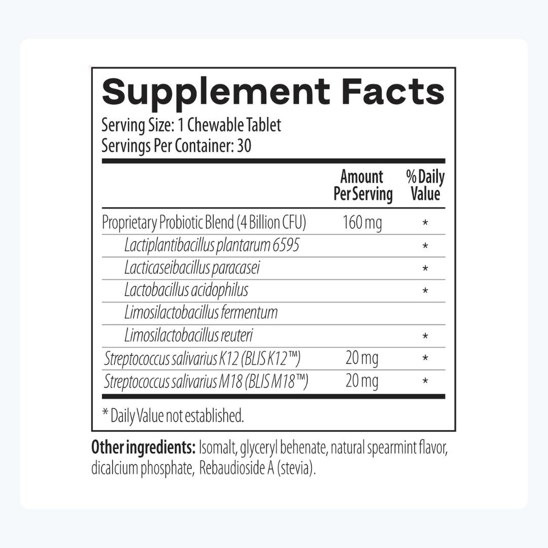Oral Probiotics 4 Billion CFU – Tablets
